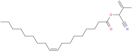 (1 cyano 2 methylprop 2 enyl) octadec 9z enoate